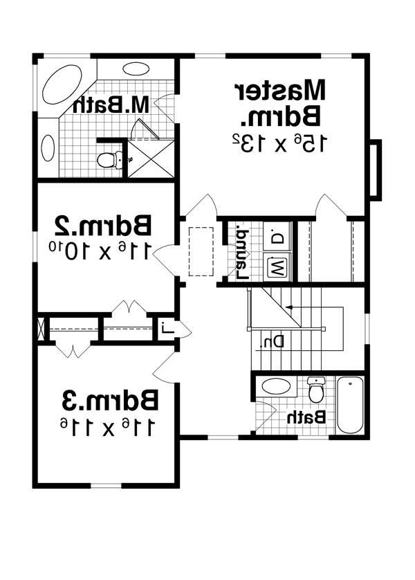 Second Floor image of CAMDEN House Plan